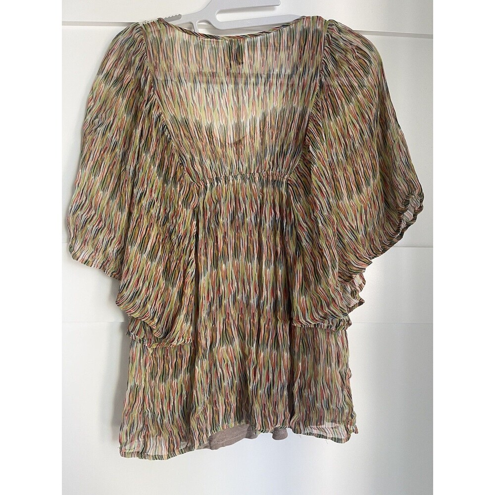 Ella Moss Sheer Lace Top Blouse XS Boho Beach Anthropologie - Picture 7 of 11